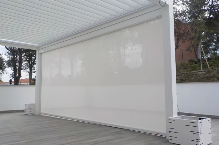 pergola bioclimatique montélimar - dupuy stores montélimar - paravents